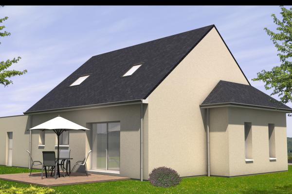 Modèle et plan de maison : sem 19 - 105.00 m²