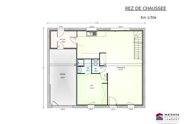 Modèle et plan de maison : sem 20 - 100.00 m²