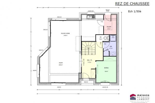 Modèle et plan de maison : sem 20 cont - 145.00 m²