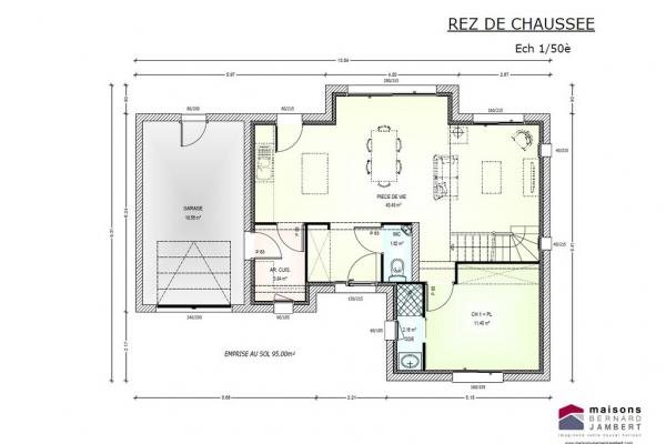 Modèle et plan de maison : sem 28 - 100.00 m²