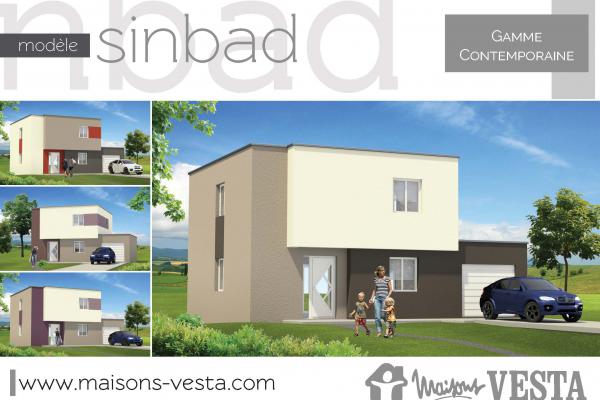 Modèle et plan de maison : SINBAD - 101.00 m²