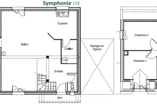 Modèle et plan de maison : Symphonie 115 - 115.00 m²