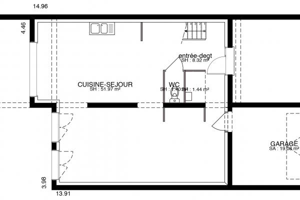 Modèle et plan de maison : Symphonie - 119.00 m²