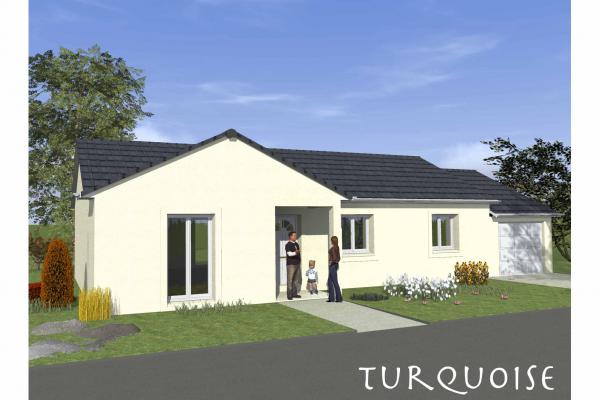 Modèle et plan de maison : TURQUOISE VS T - 101.00 m²