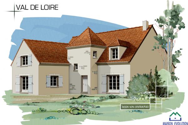 Modèle et plan de maison : Val de Loire - 165.00 m²