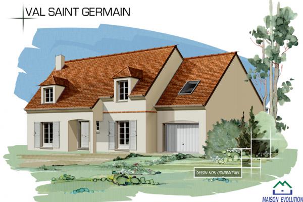 Modèle et plan de maison : Val St Germain - 112.00 m²