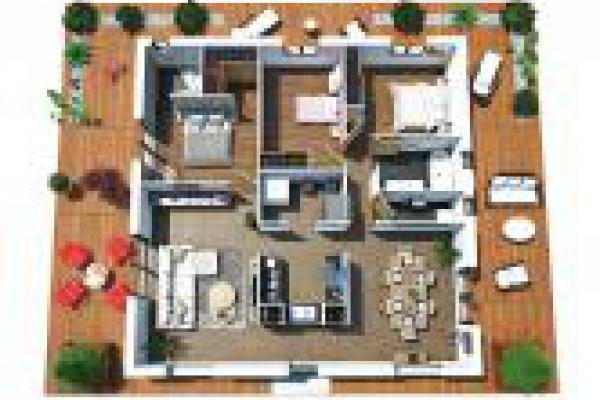Modèle et plan de maison : Villa Dona - 100.00 m²