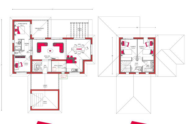 Modèle et plan de maison : Villa Florida - 120.00 m²