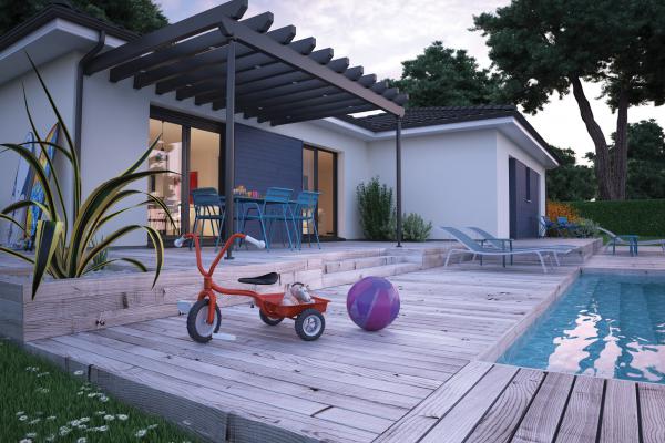 Modèle et plan de maison : Villa Hortense - 63.00 m²