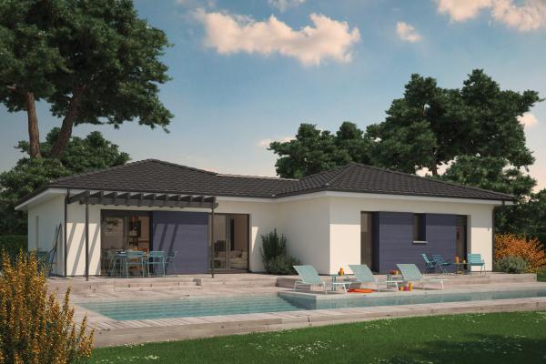 Modèle et plan de maison : Villa Hortense - 63.00 m²