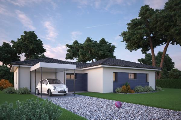 Modèle et plan de maison : Villa Hortense - 100.00 m²