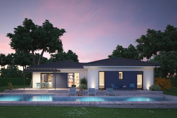 Modèle et plan de maison : Villa Hortense - 100.00 m²