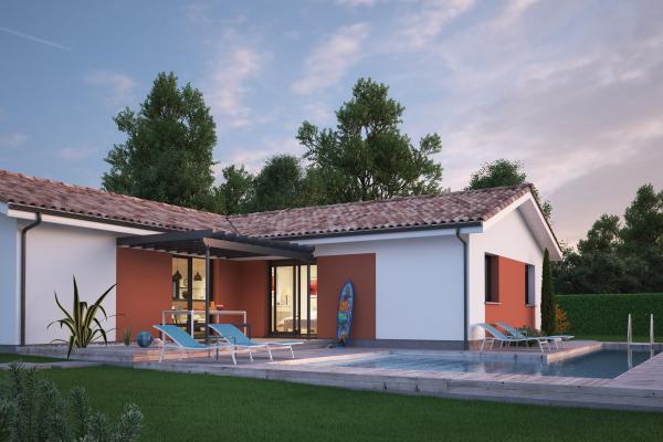 Modèle et plan de maison : Villa Mae - 115.00 m²