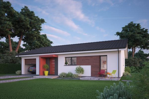 Modèle et plan de maison : Villa Rosa - 90.00 m²